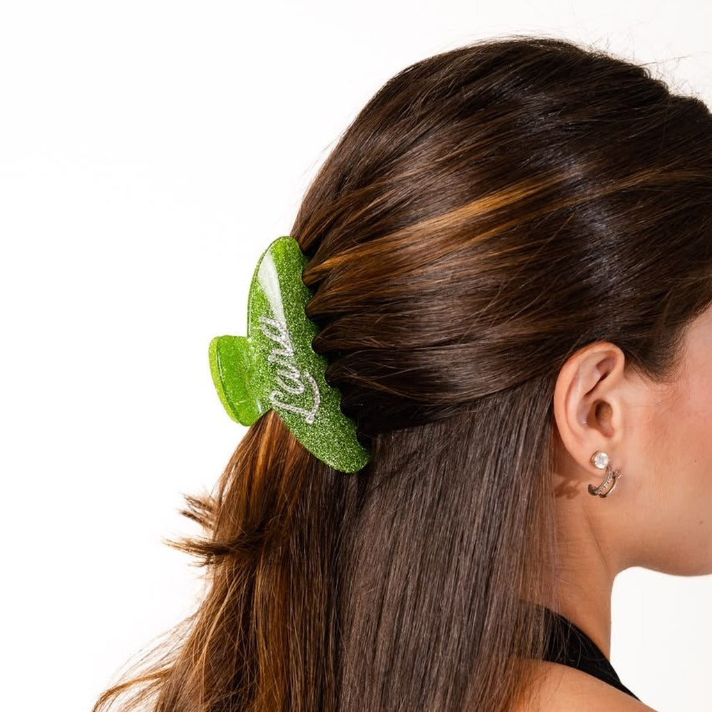 Hair Clip Green Fairy