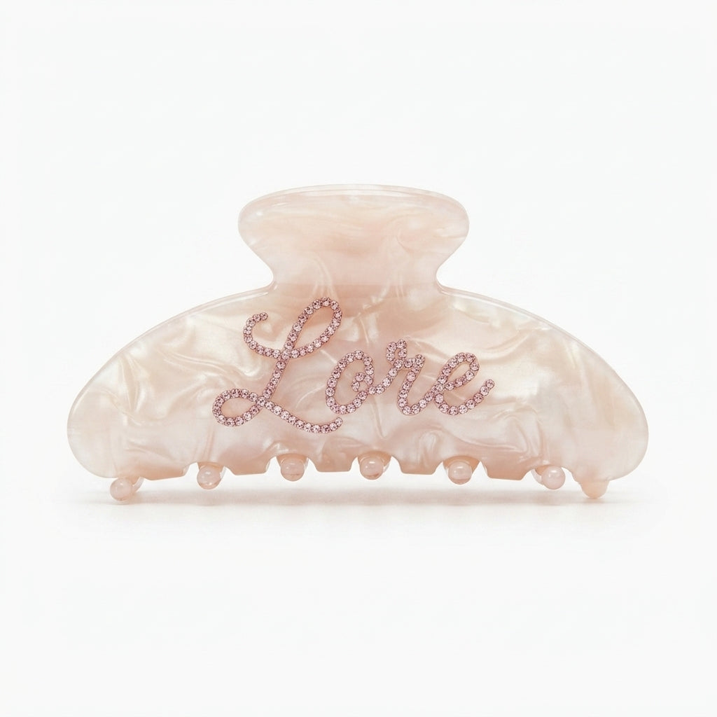 Hair Clip Blush Lumière