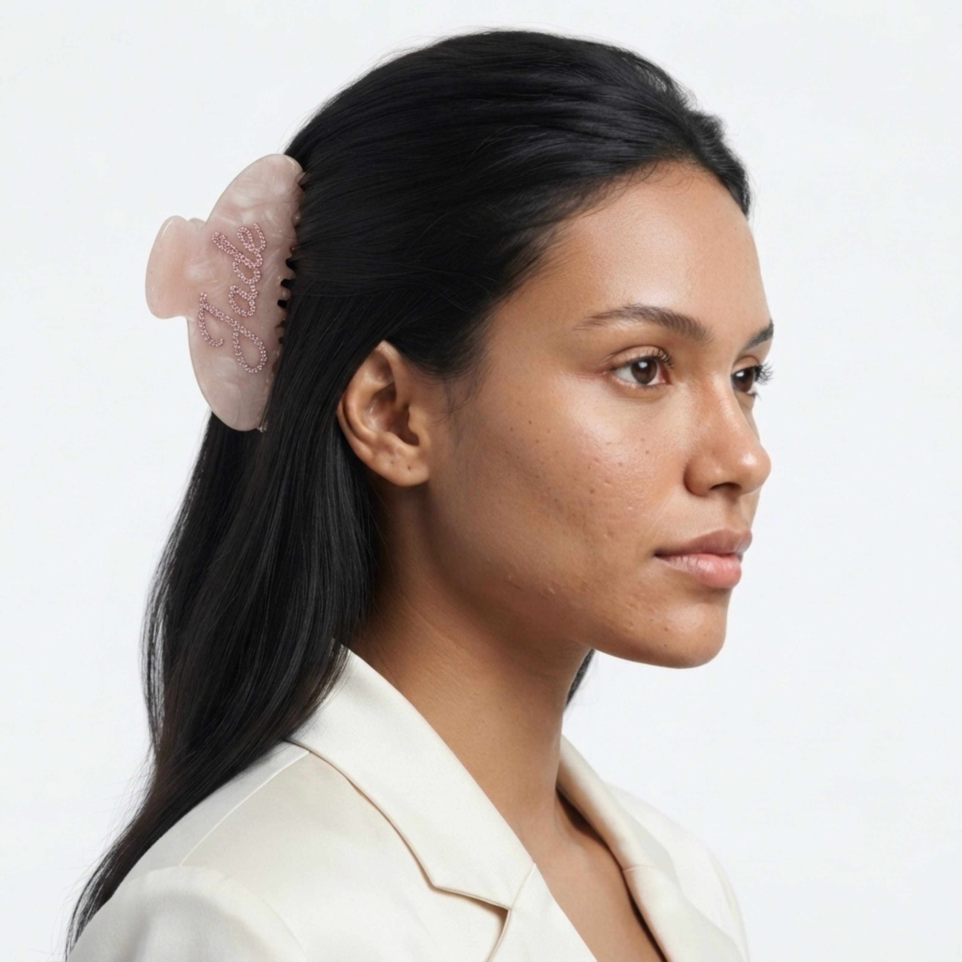 Hair Clip Rosé Lumière