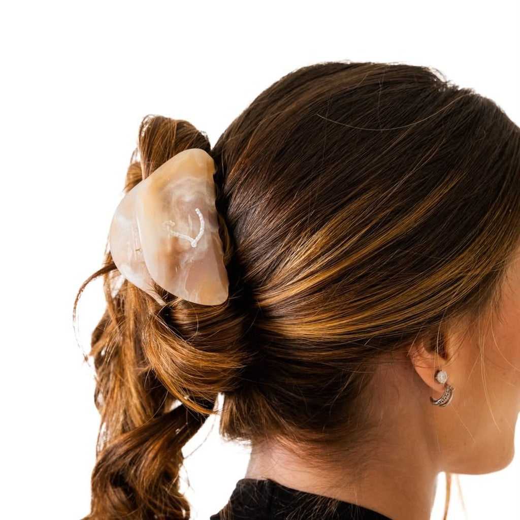 Hair Clip Beige Cannes