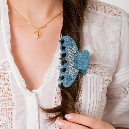 Hair Clip Blue Fairy