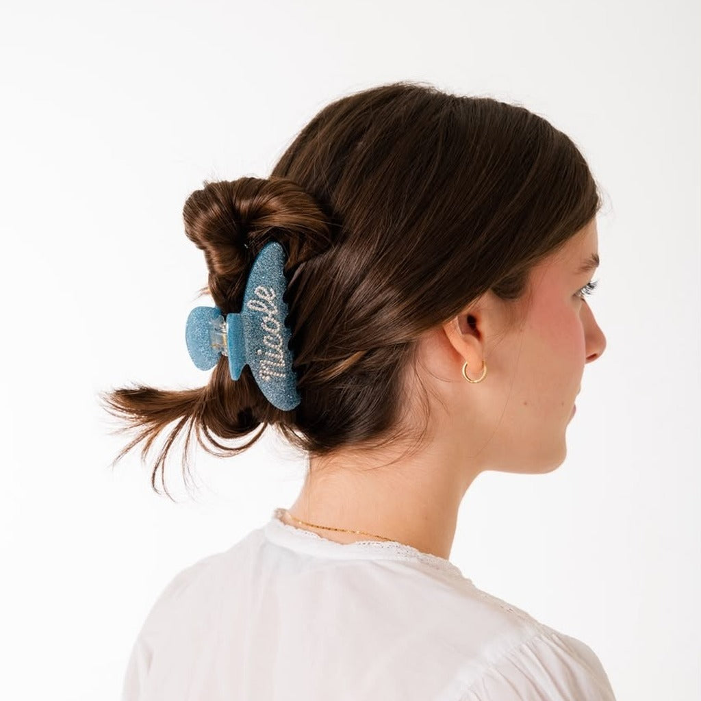 Hair Clip Blue Fairy