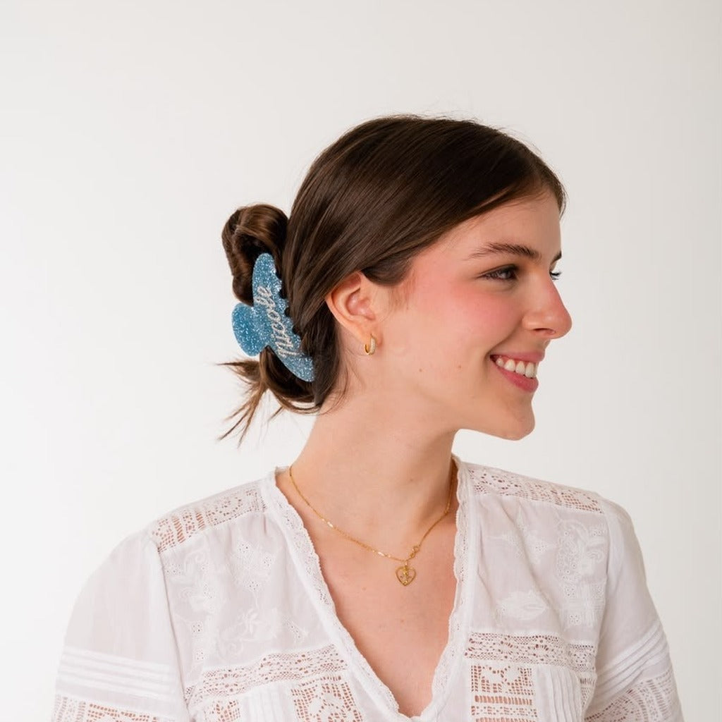 Hair Clip Blue Fairy