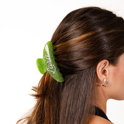 Hair Clip Green Fairy