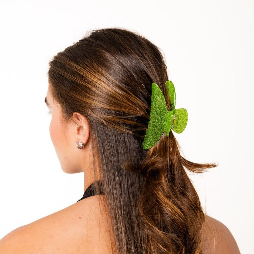 Hair Clip Green Fairy
