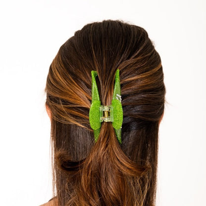 Hair Clip Green Fairy